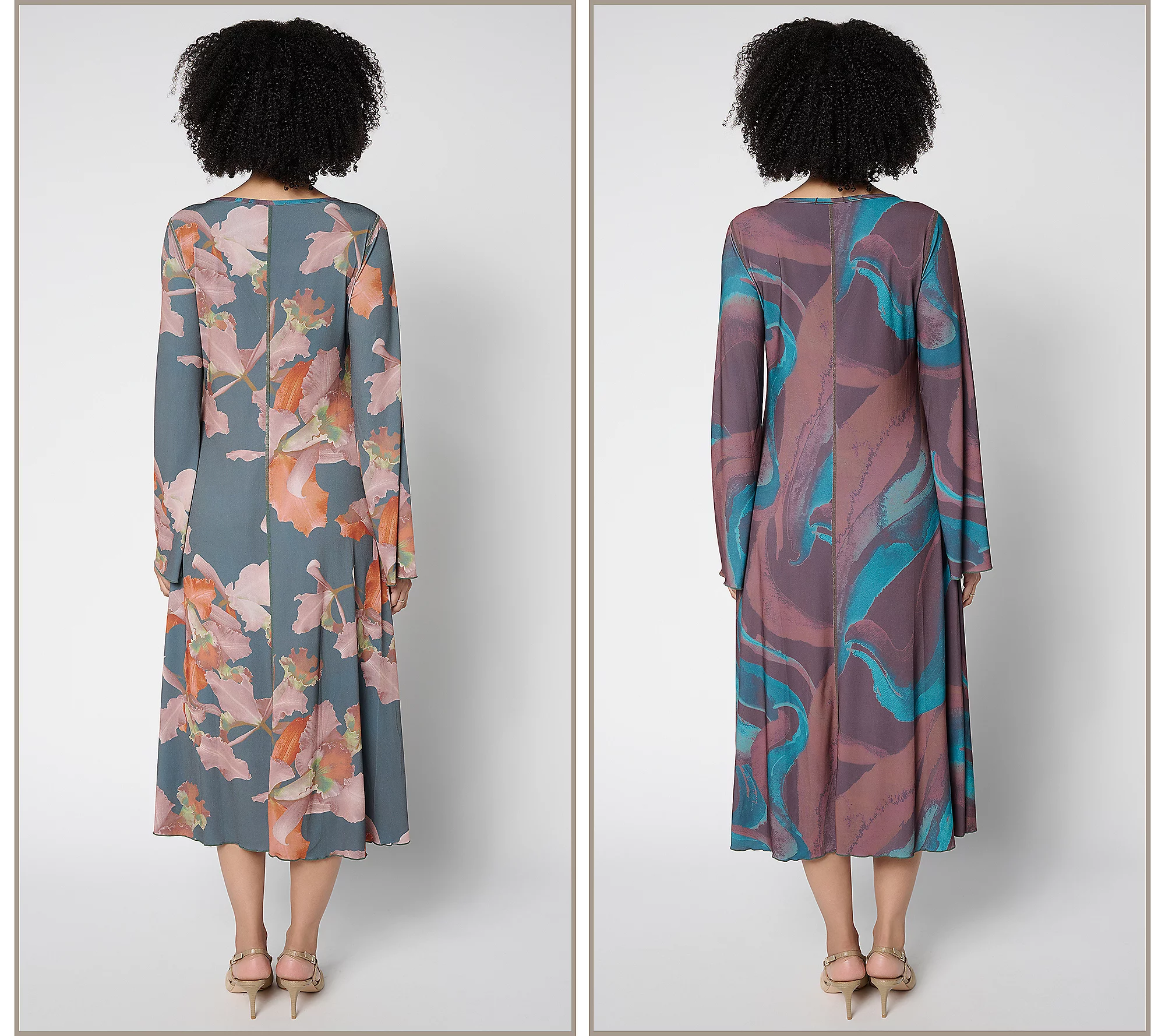 Attitudes by Renee Renee's Reversibles Printed Midi Dress
