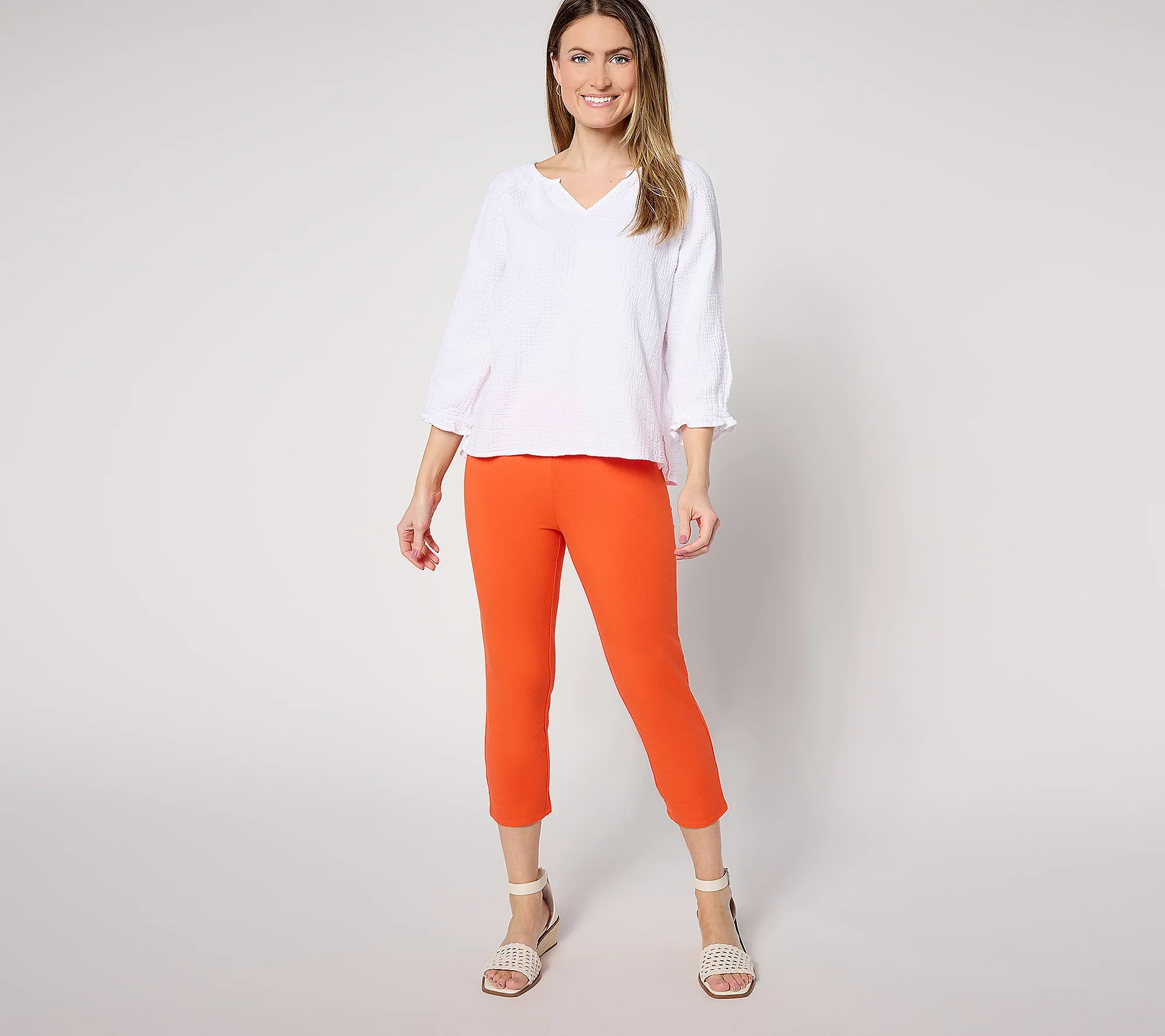 Women with Control Set of 2 86/14 Slim Leg Pants