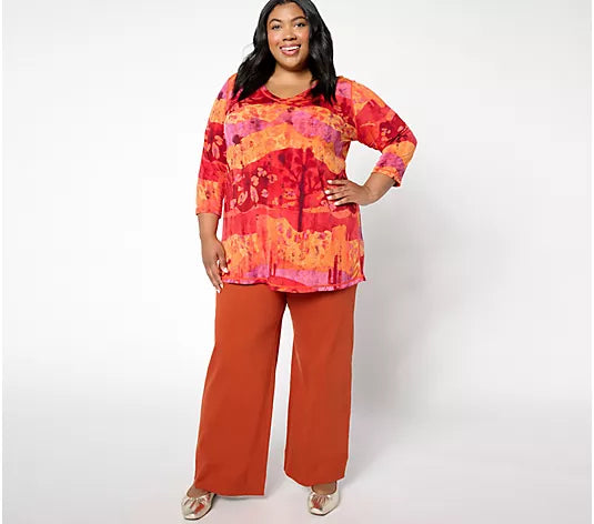 Women with Control Prime Stretch Denim Wide Leg Pants