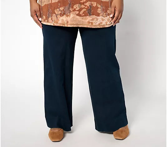 Women with Control Prime Stretch Denim Wide Leg Pants
