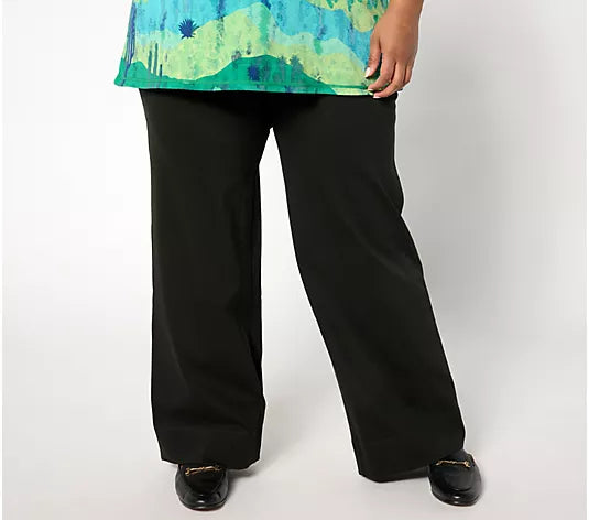 Women with Control Prime Stretch Denim Wide Leg Pants