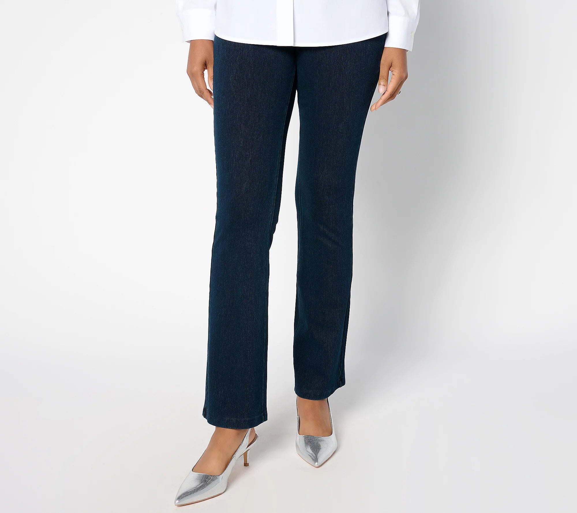 Women With Control Regular Prime Stretch Le Petite Bell Pant