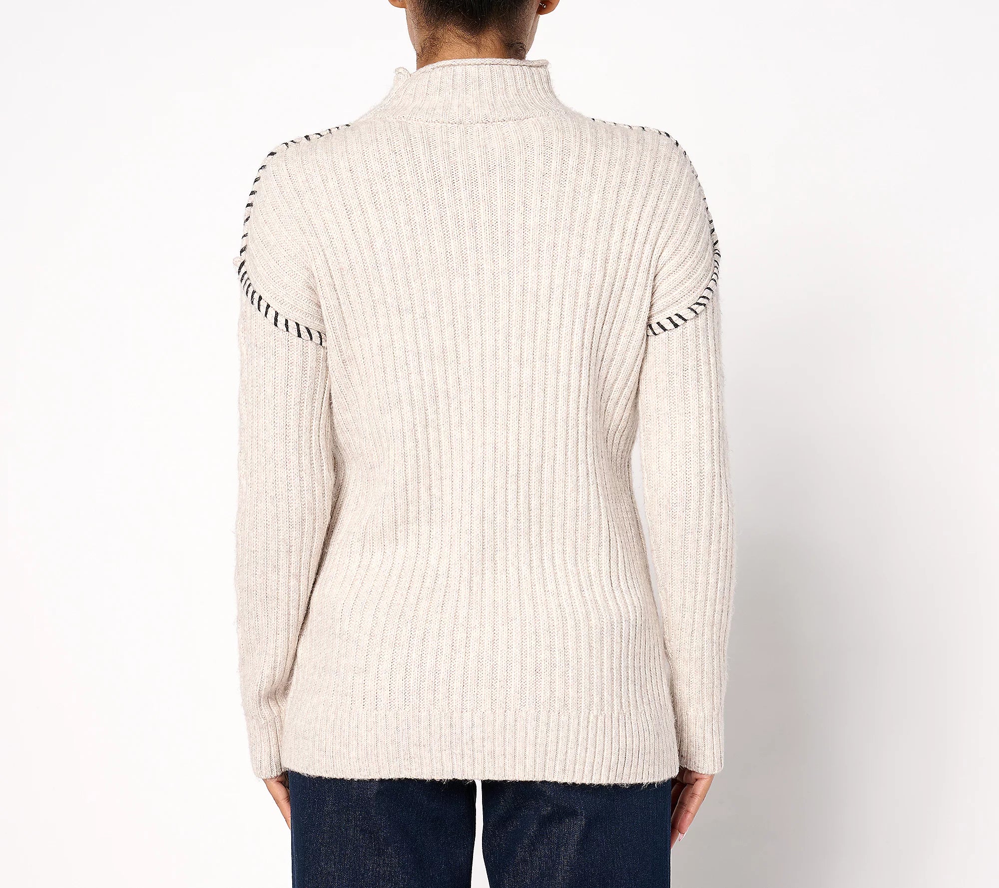 Attitudes by Renee Cable Knit Sweater