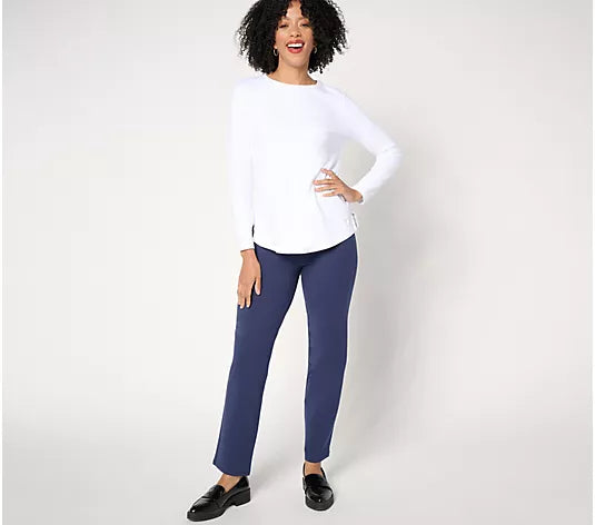 Women with Control Regular Tummy Control TUSHY LIFTER Slim Leg Pants