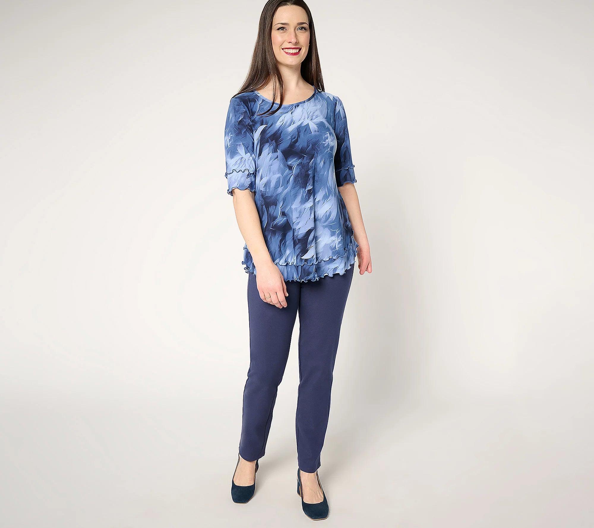 Women with Control Tummy Control Pull On 86/14 Straight Leg Pants