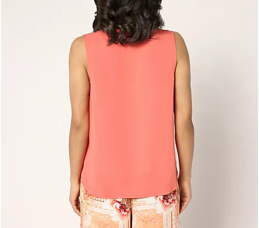 Attitudes by Renee Rayon Blend V-Neck Tank Top