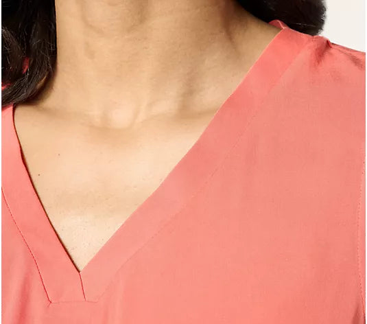 Attitudes by Renee Rayon Blend V-Neck Tank Top