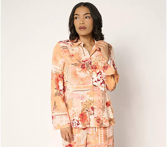 Attitudes by Renee Rayon Blend Blouse