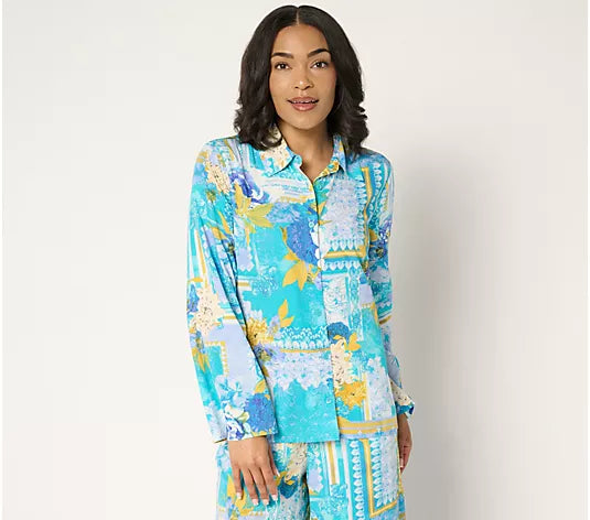 Attitudes by Renee Rayon Blend Blouse