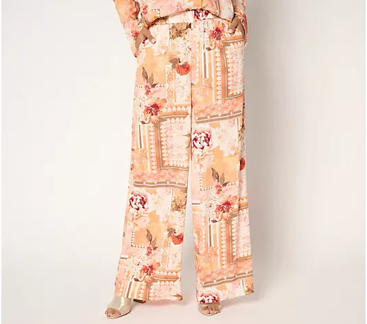 Attitudes by Renee Rayon Blend Palazzo Pants