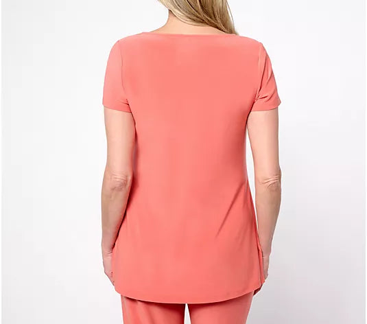 Attitudes by Renee La Roma Jersey Short Sleeve Tee