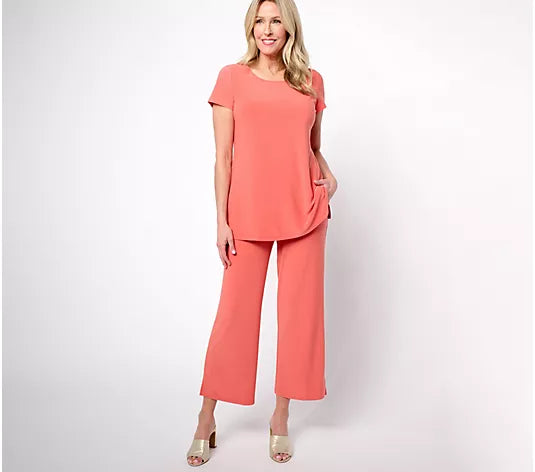 Attitudes by Renee La Roma Jersey Short Sleeve Tee