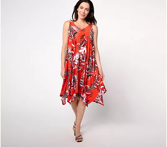Attitudes by Renee Como Jersey Swing Dress