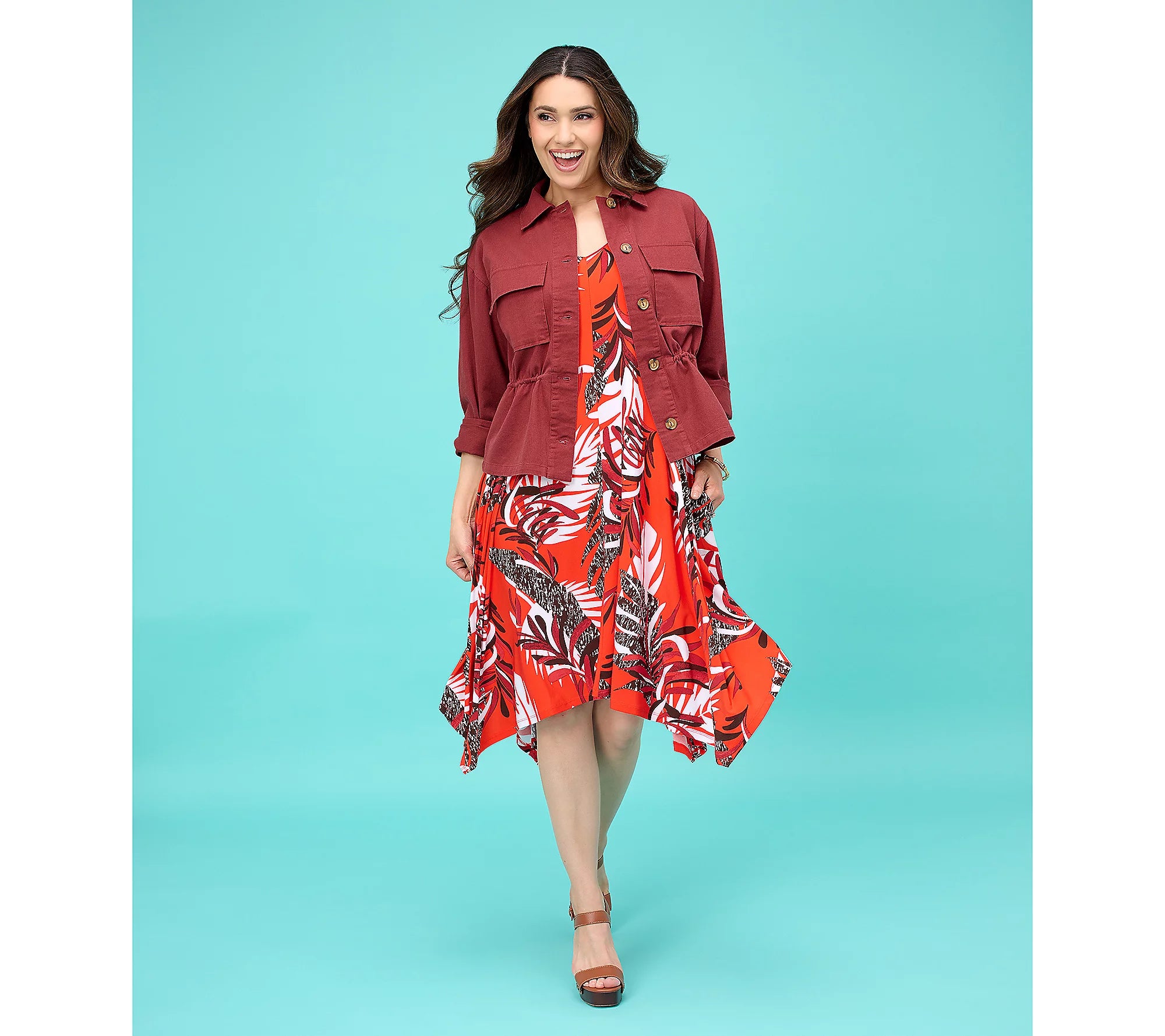 Attitudes by Renee Como Jersey Swing Dress