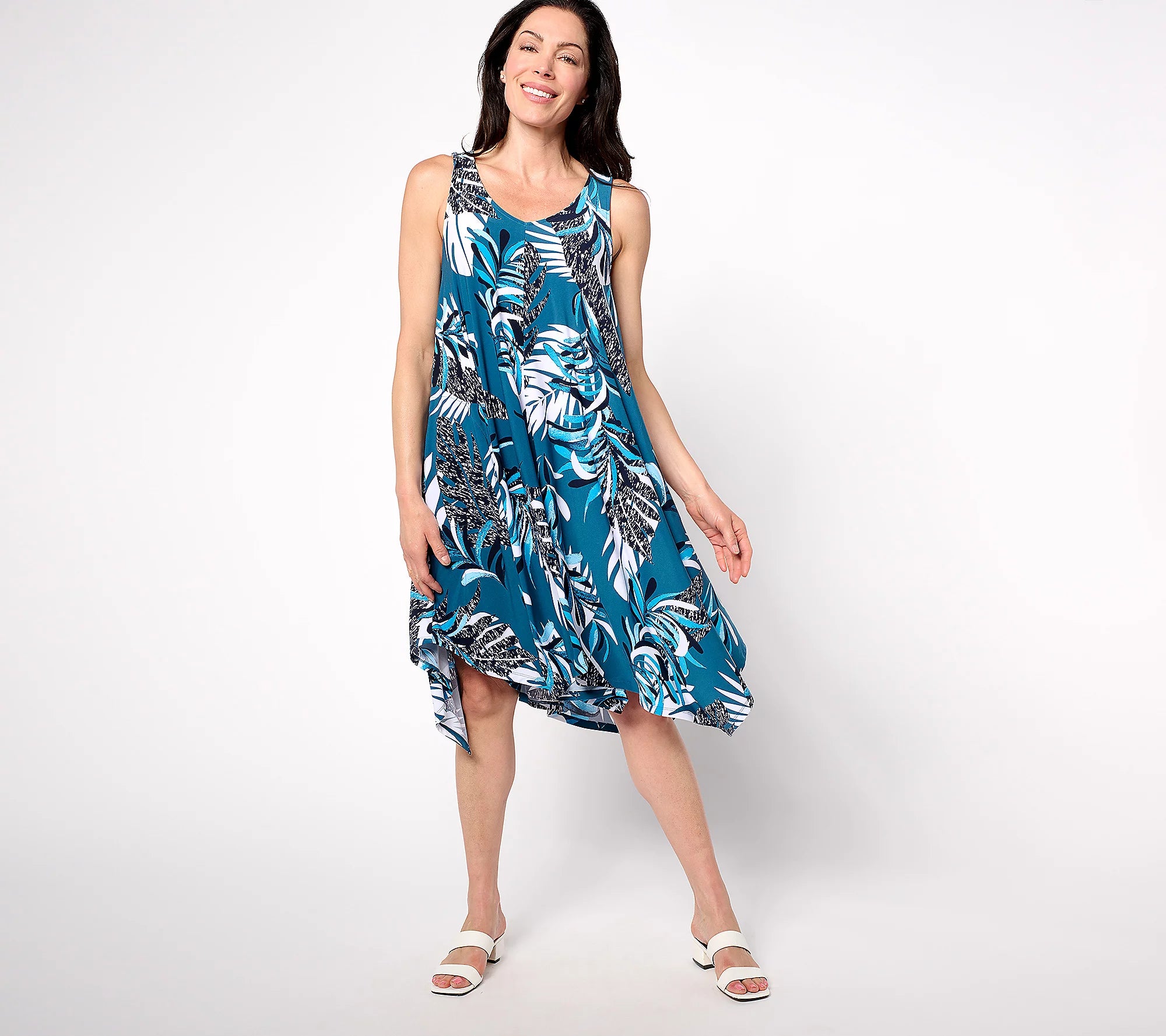 Attitudes by Renee Como Jersey Swing Dress