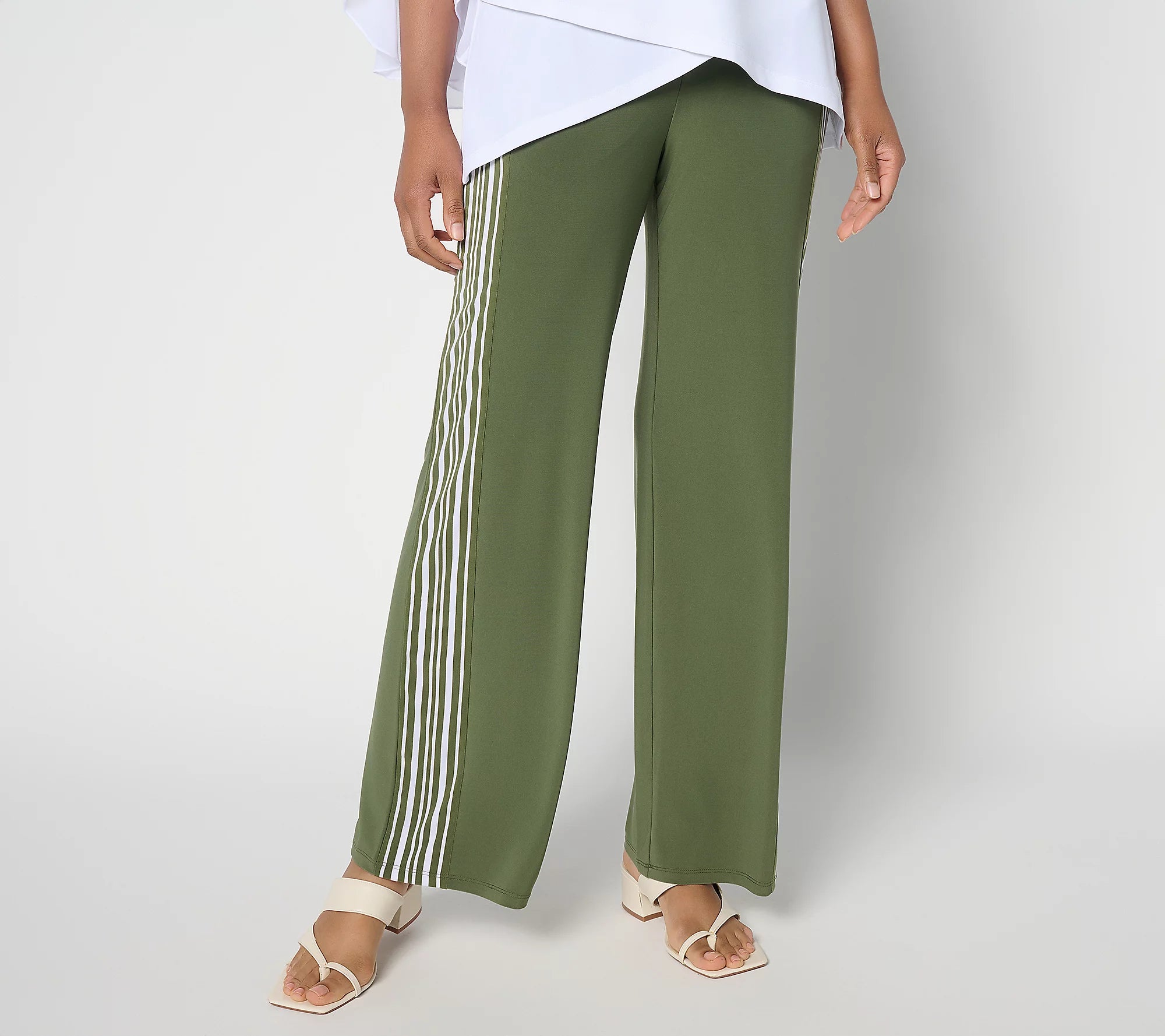 Attitudes by Renee La Roma Jersey Wide Leg Pant