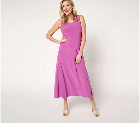 Attitudes by Renee Como Jersey Tank Maxi Dress Chocolate / L Attitudes by Renee Como Jersey Tank Maxi Dress Chocolate / L