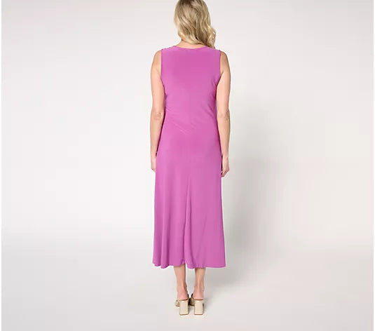 attitudes by renee regular como jersey tank midi dress Attitudes by Renee Como Jersey Tank Midi Dress on QVC