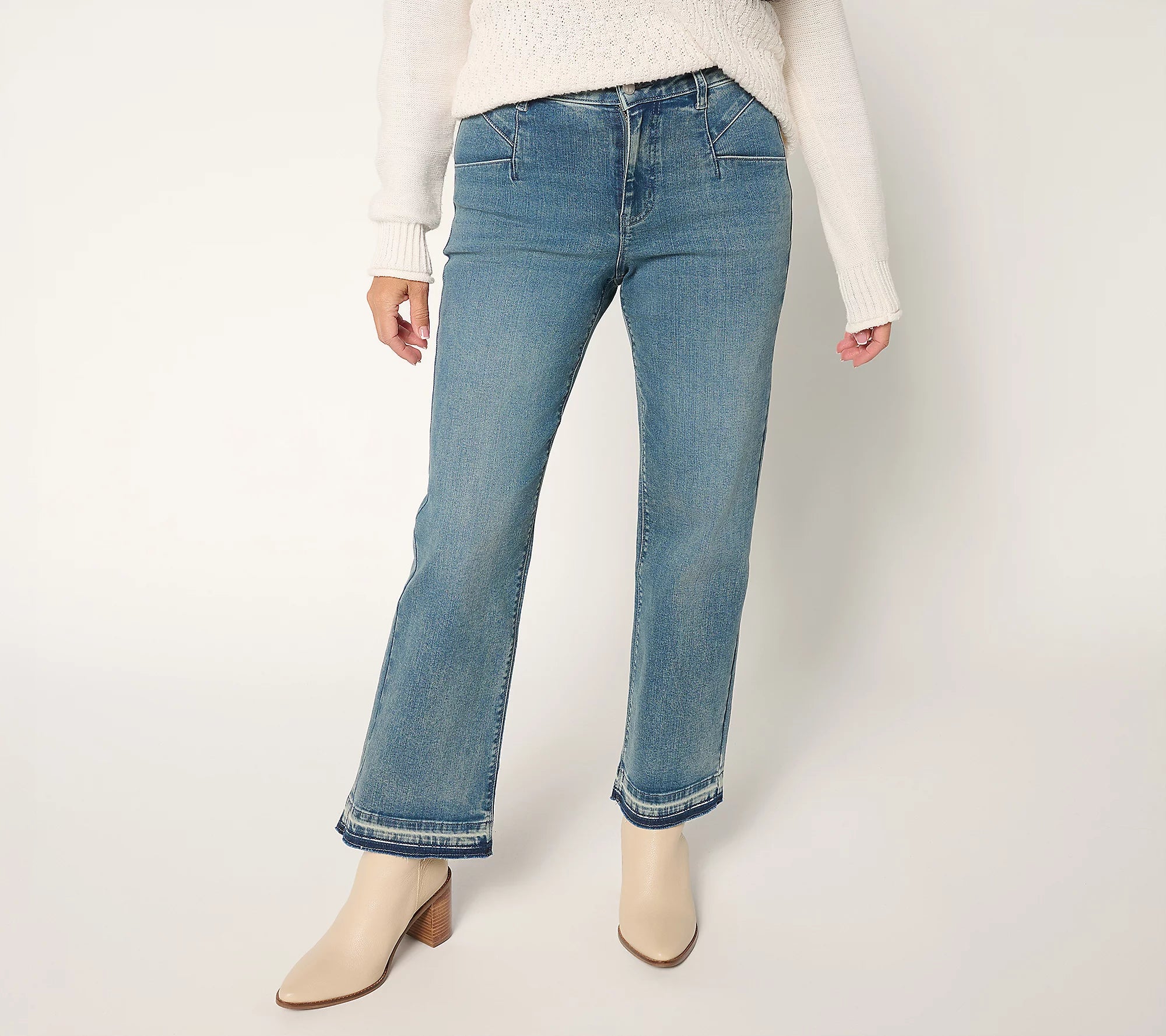 Women with Control Contour Curves Full Leg Ankle Jeans