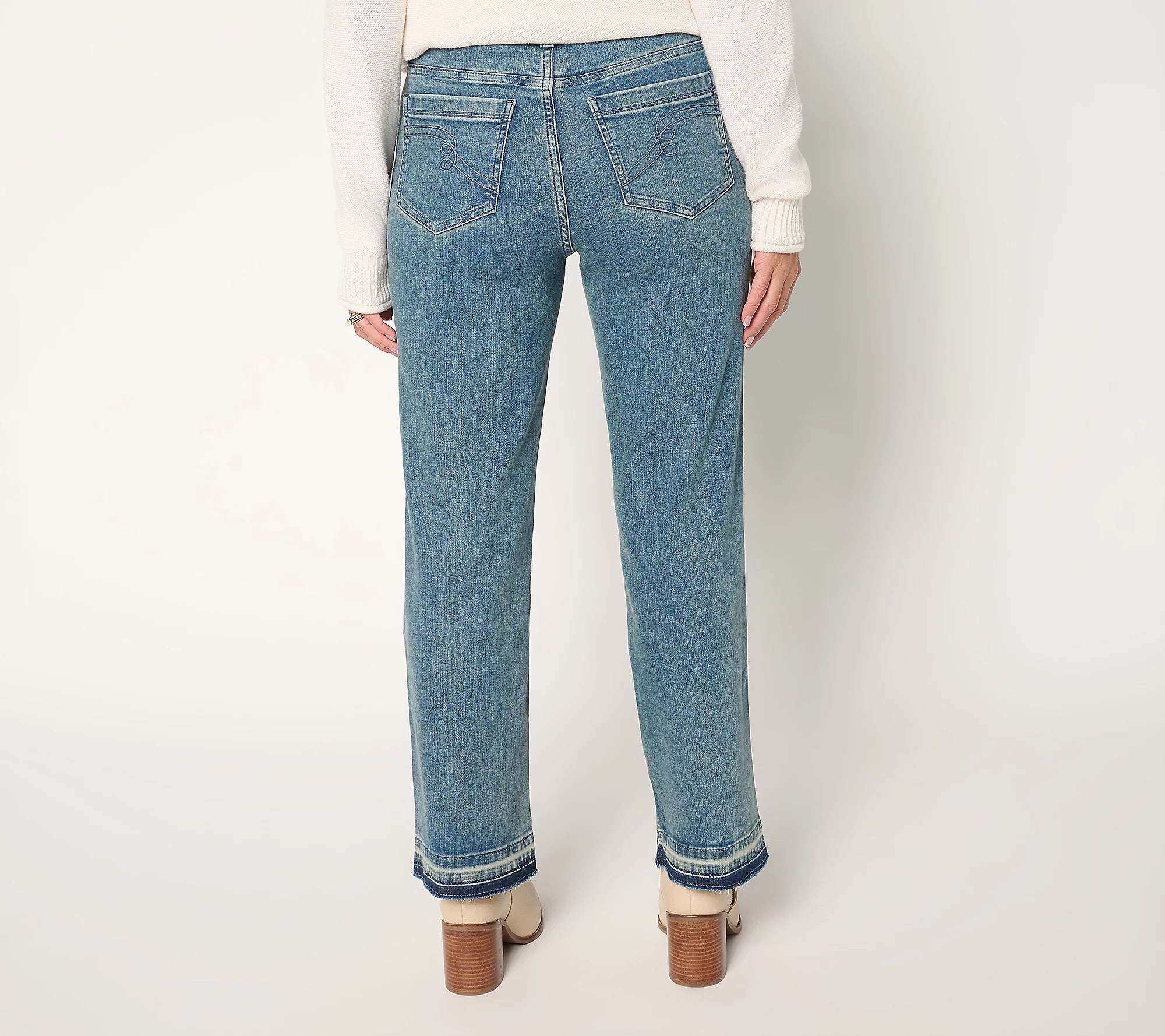Women with Control Contour Curves Full Leg Ankle Jeans