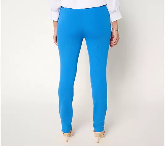 Women with Control Luxe Ponte Slim Leg Ankle Pants