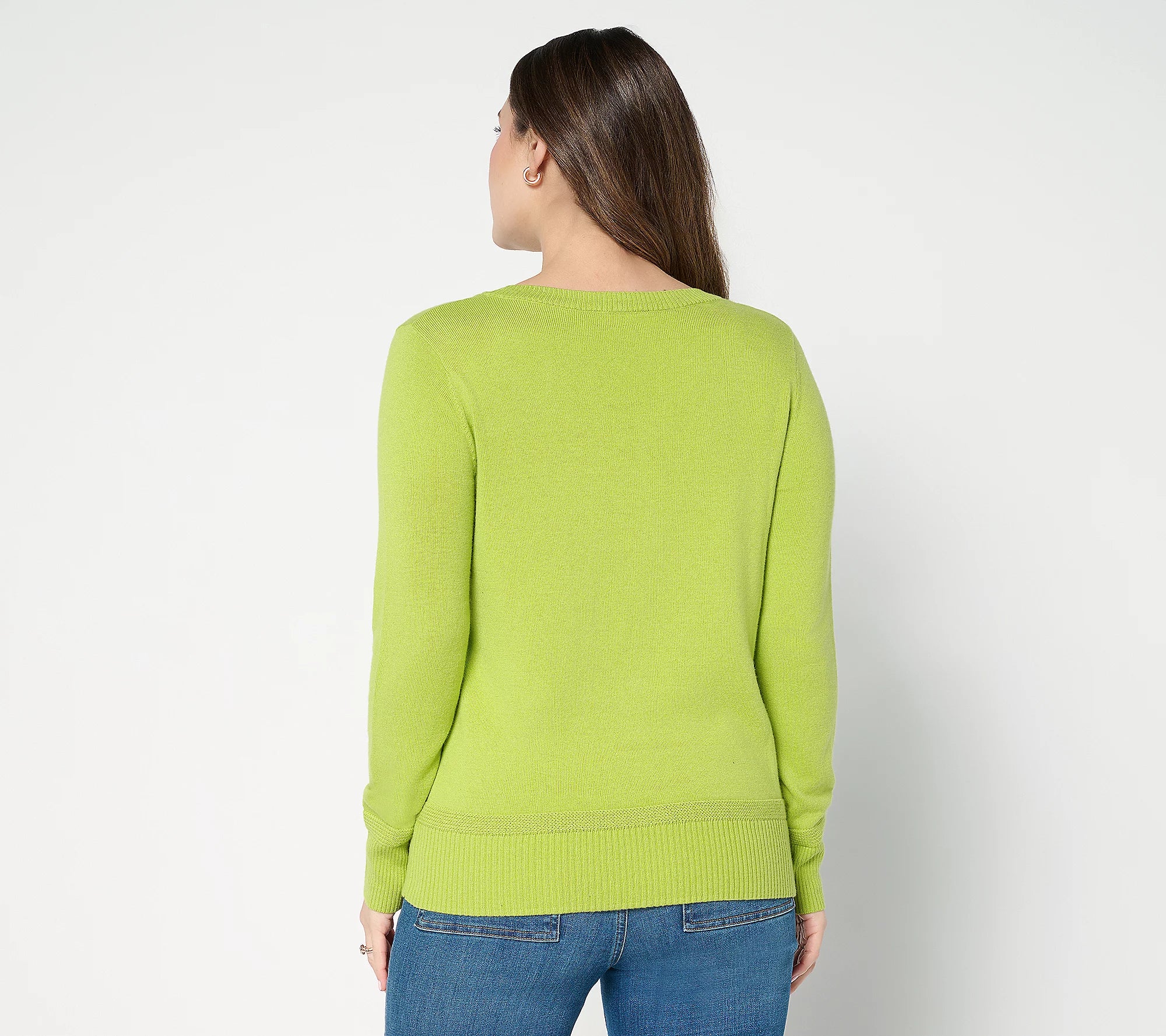 Attitudes by Renee Round Neck Pullover Sweater