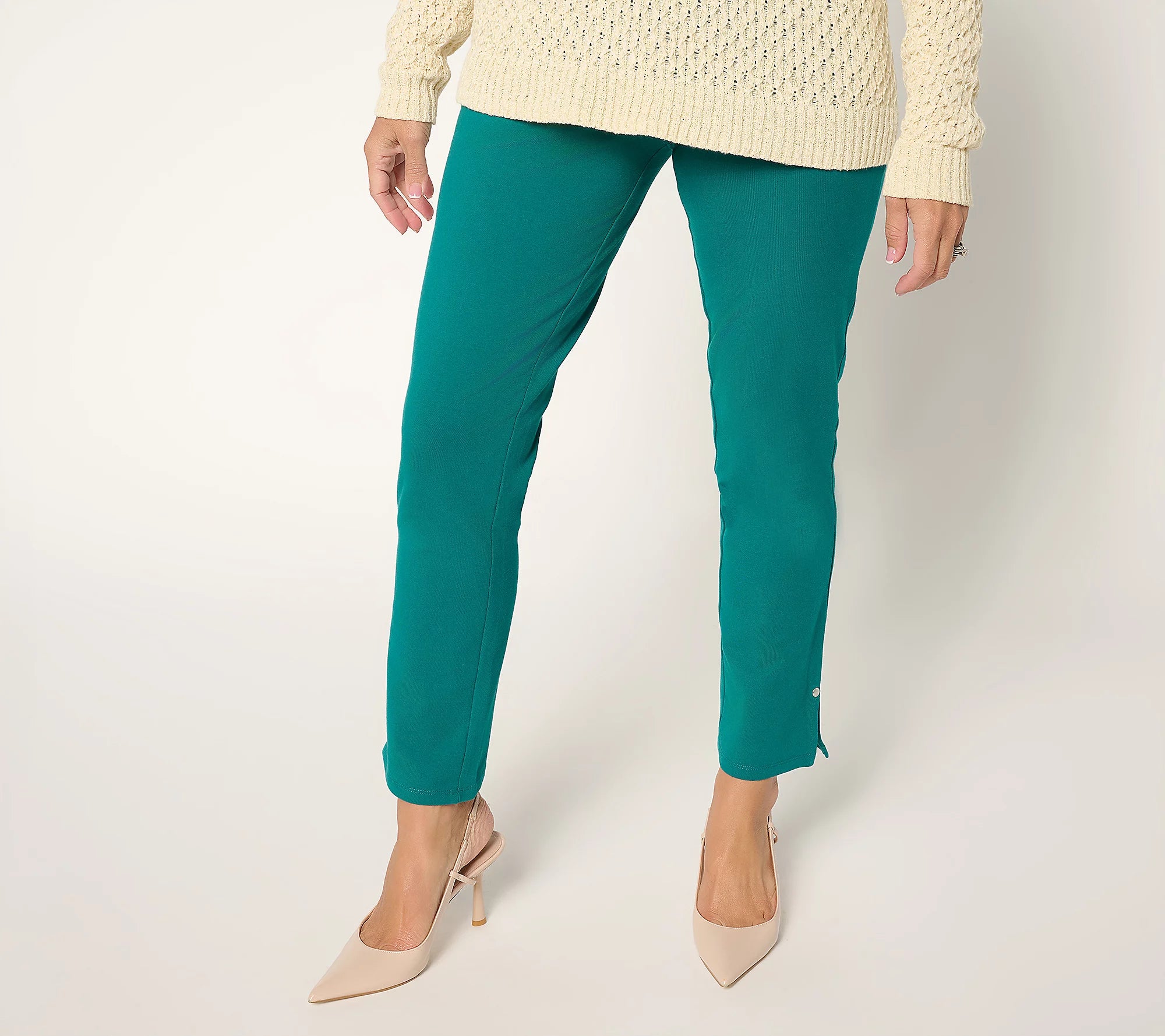 Women with Control Straight Leg Ankle Pants