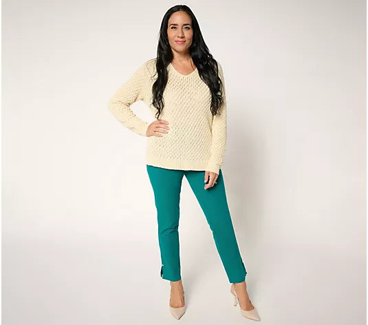 Women with Control Straight Leg Ankle Pants