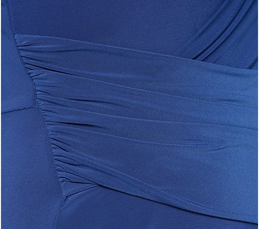 Attitudes by Renee Como Jersey Surplice Midi Dress