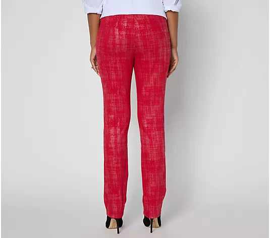 Women with Control Prime Stretch Full Length Printed Jeans