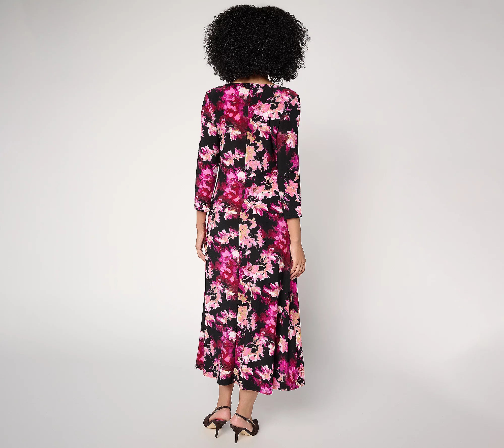 Attitudes by Renee Como Jersey Fit and Flare Midi Dress