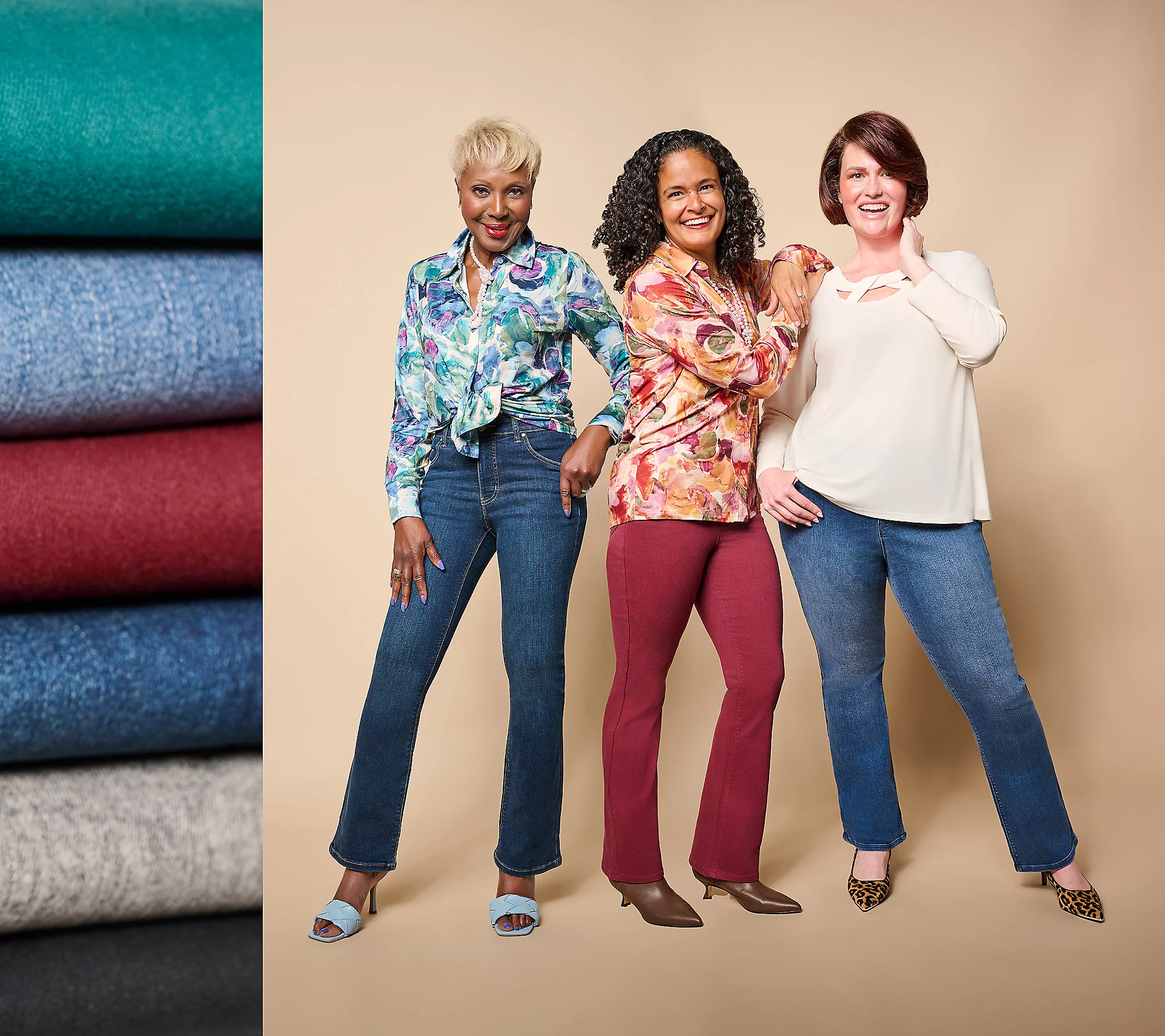 Women with Control Contour Curves La Petite Bell Jeans