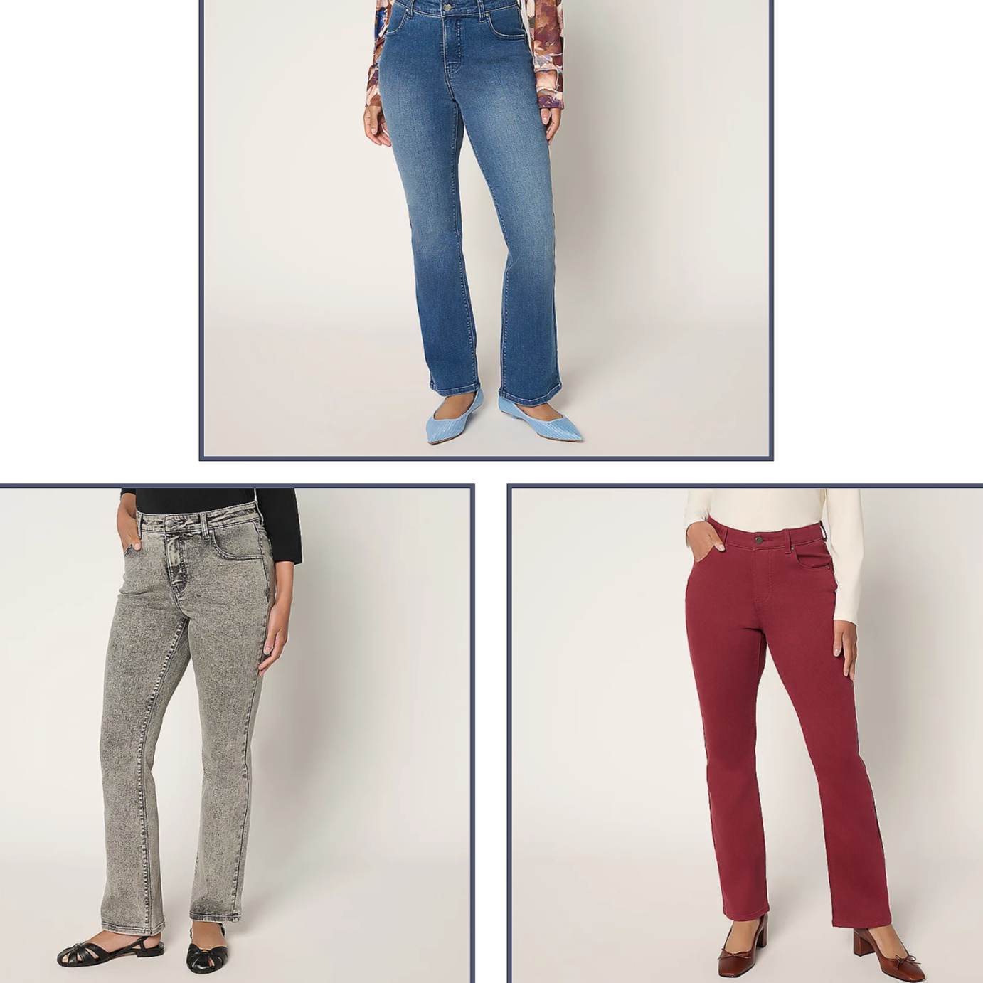 Women with Control Contour Curves La Petite Bell Jeans