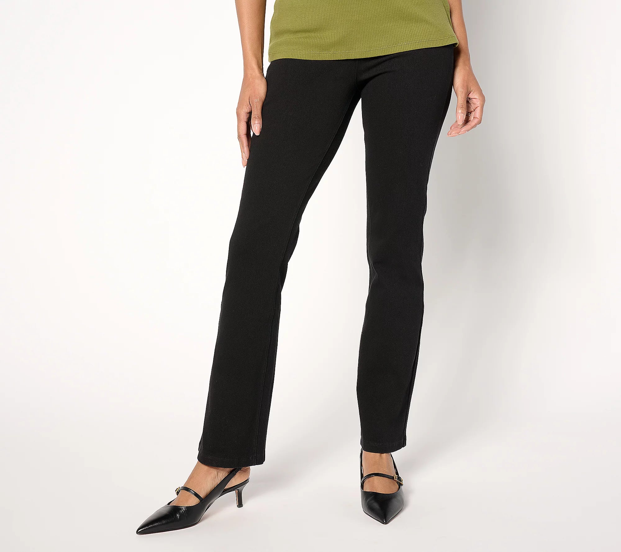 Women With Control Regular Prime Stretch Le Petite Bell Pant