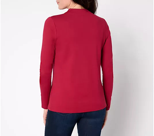 Women with Control Luxe Ponte Square Neck Top