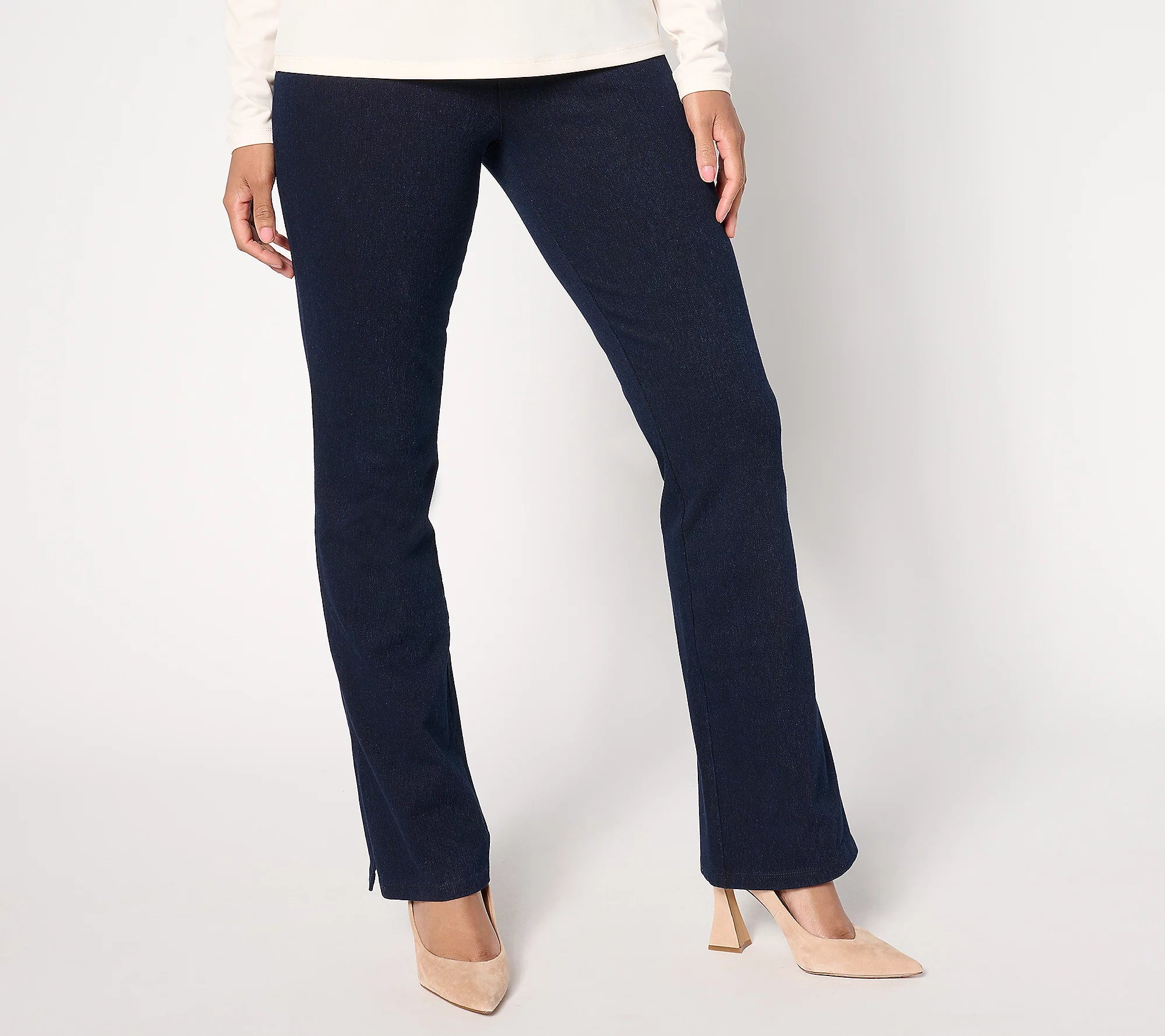 Women With Control Prime Stretch Denim Regular Boot Cut Pant