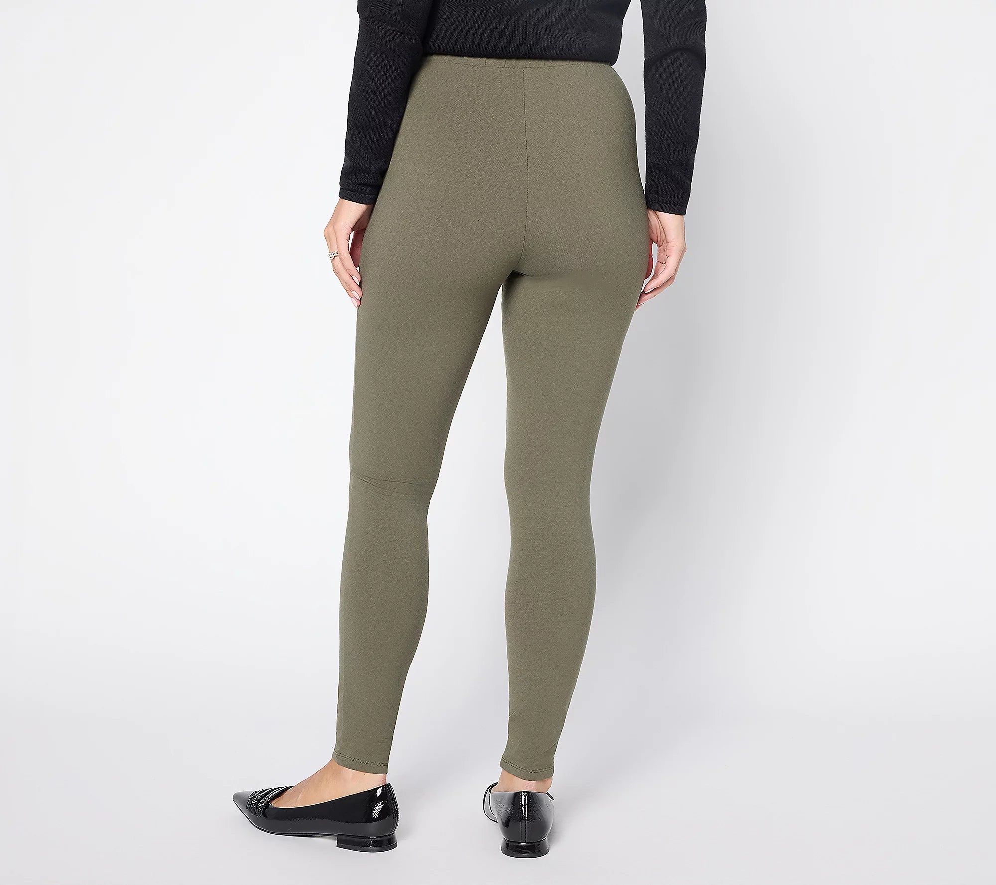 Women with Control Knit Leggings