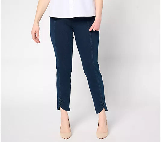 Women with Control Prime Stretch Denim Regular Slim Leg Pants