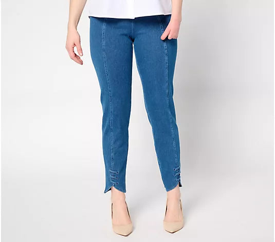 Women with Control Prime Stretch Denim Regular Slim Leg Pants