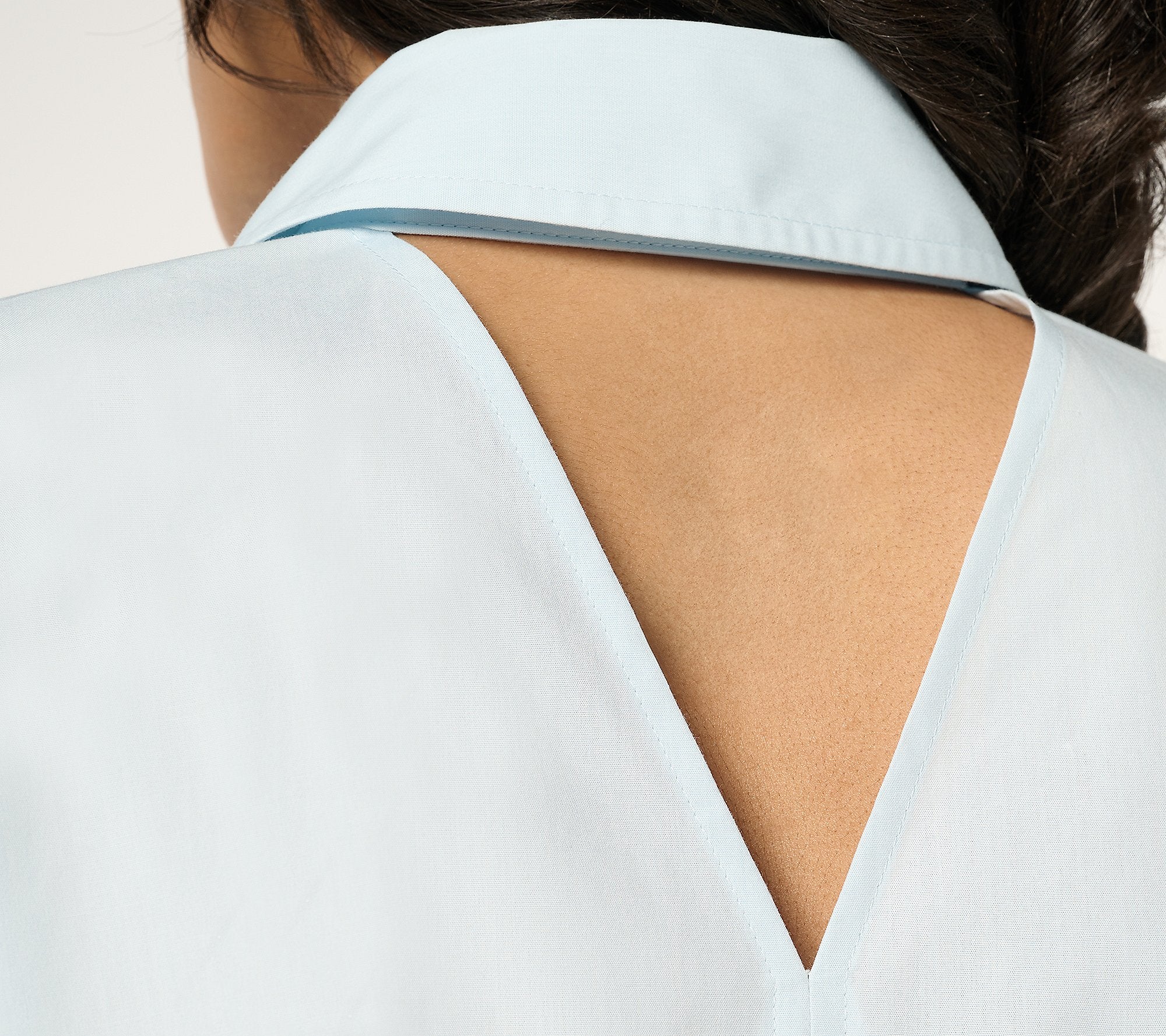 Attitudes by Renee Button Front Shirt with Knot Detail