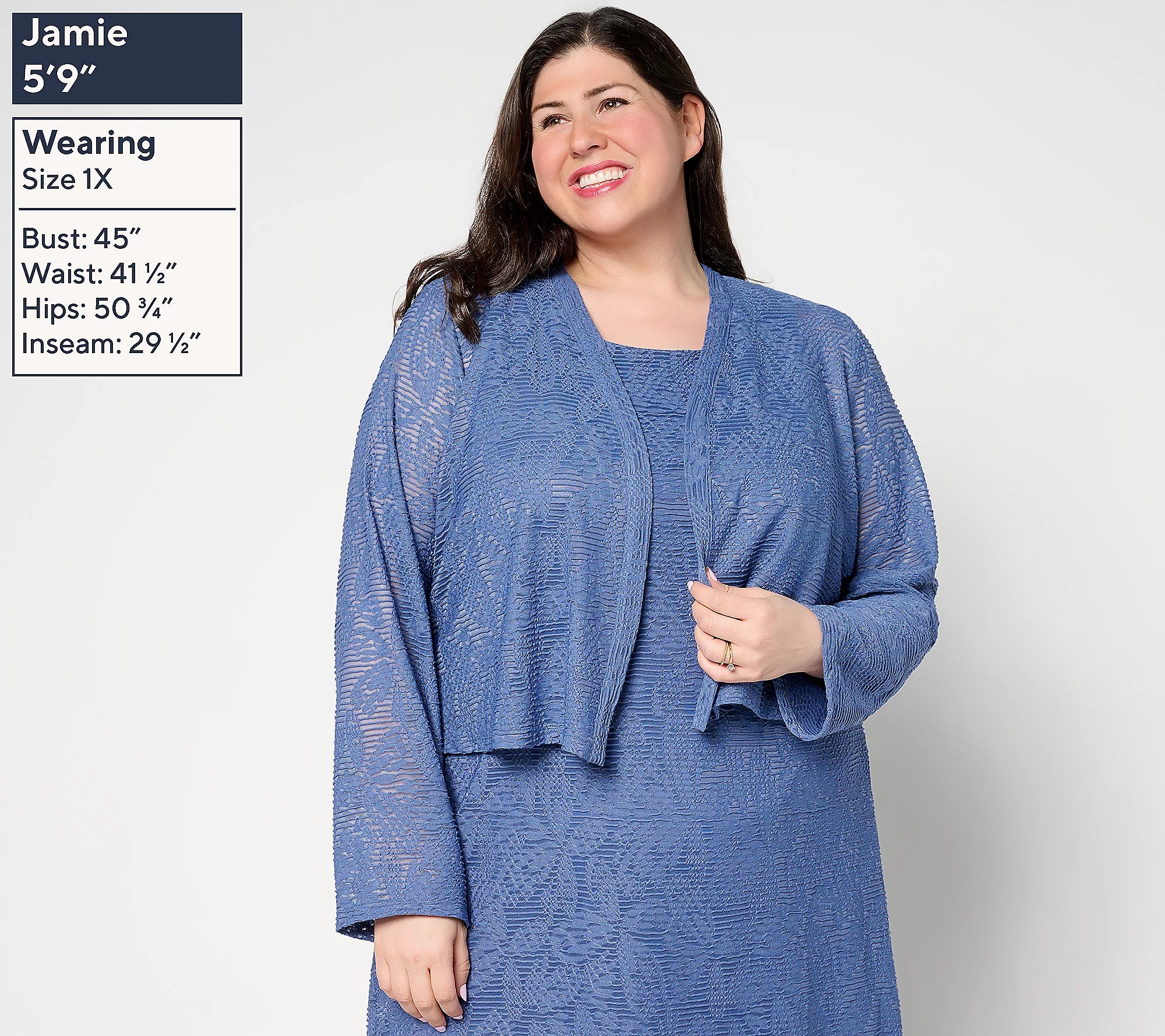 Attitudes by Renee Floral Illusion Jacquard Maxi Dress