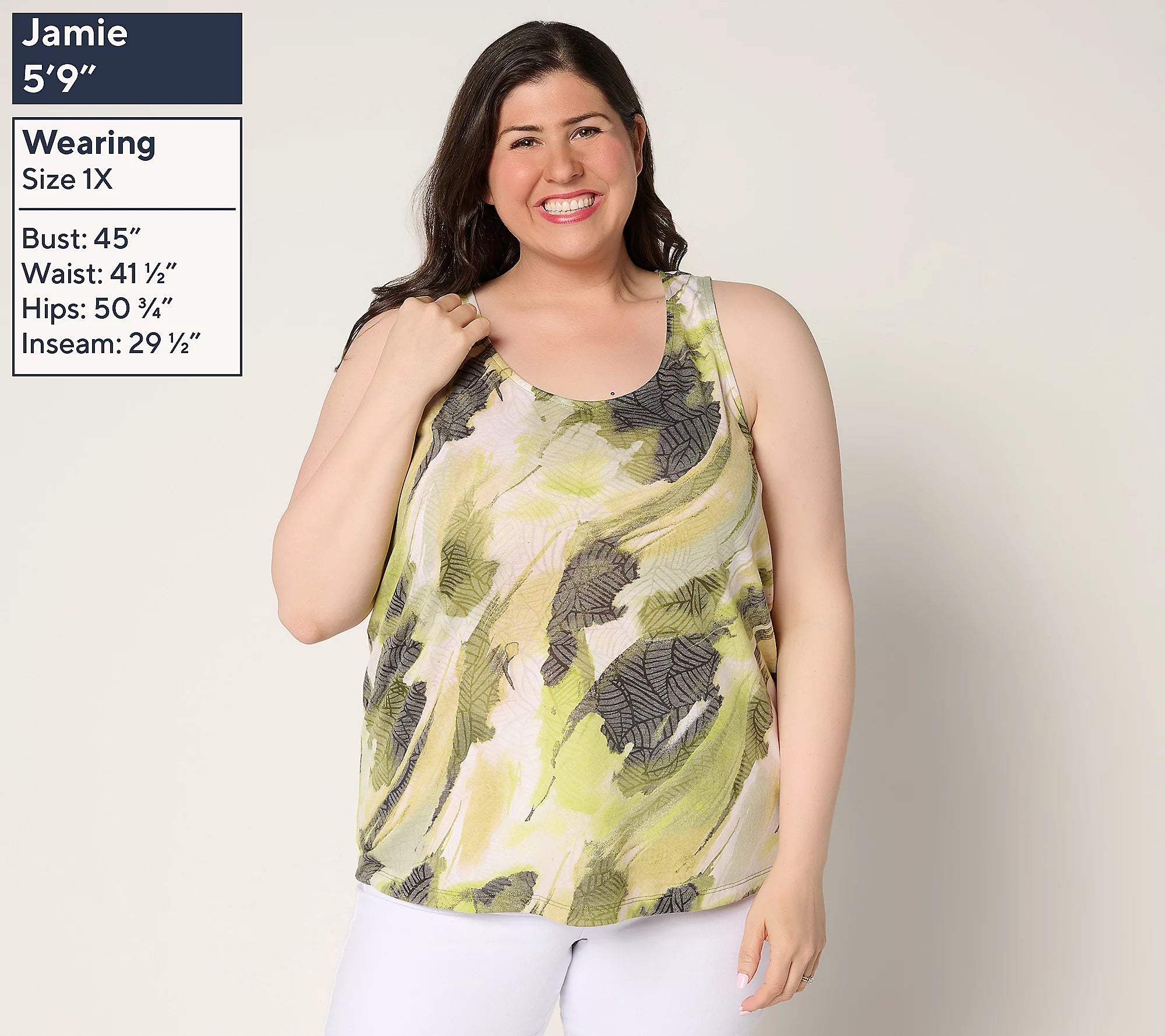 Attitudes by Renee Burnout Knit Tank