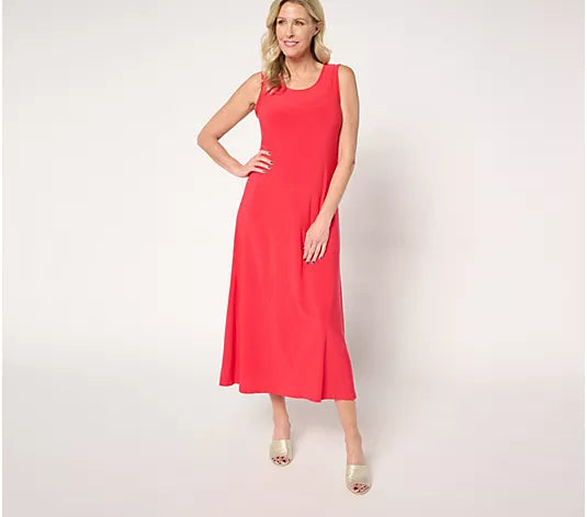 Attitudes by Renee Regular Como Jersey Tank Maxi Dress