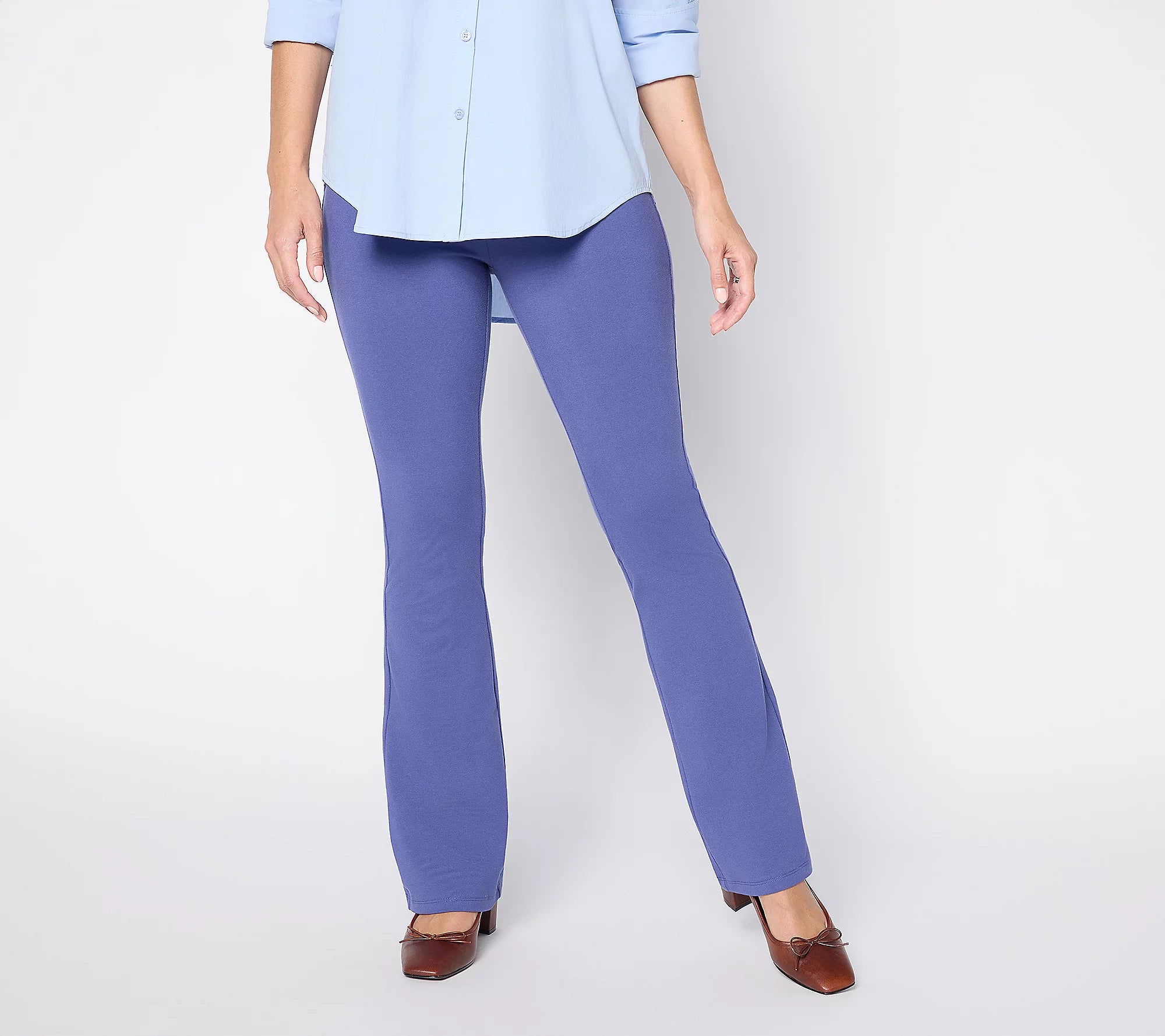 Women with Control 86/14 La Petite Bell Full Length Pant