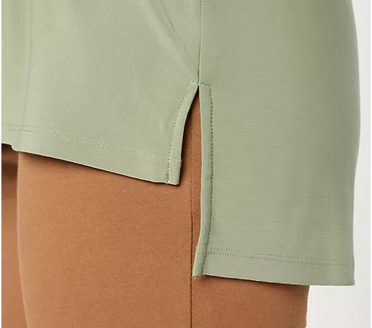 Attitudes by Renee Grommet Scoop Neck Como Jersey Top