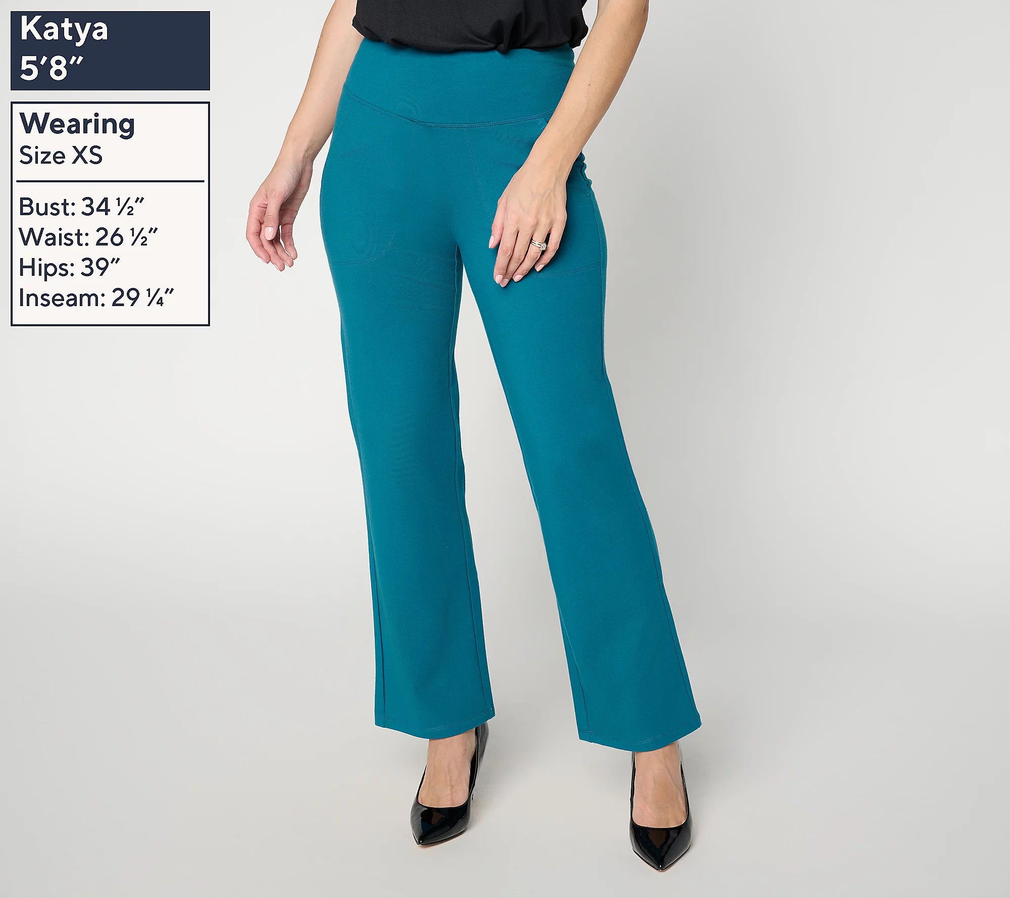 Women with Control 86/14 Wide Leg Ankle Pants