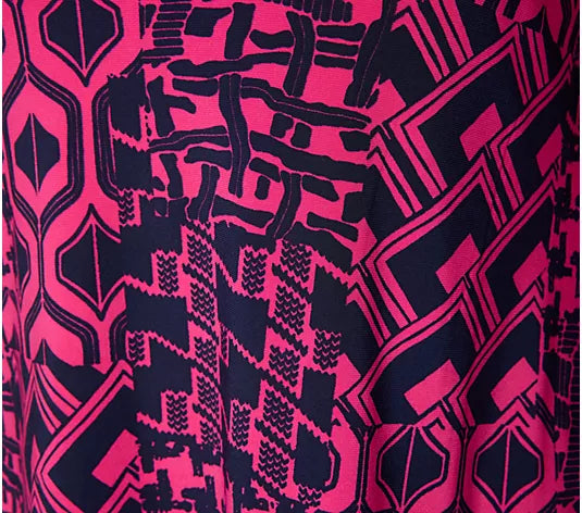 ABR Printed top and solid pant set