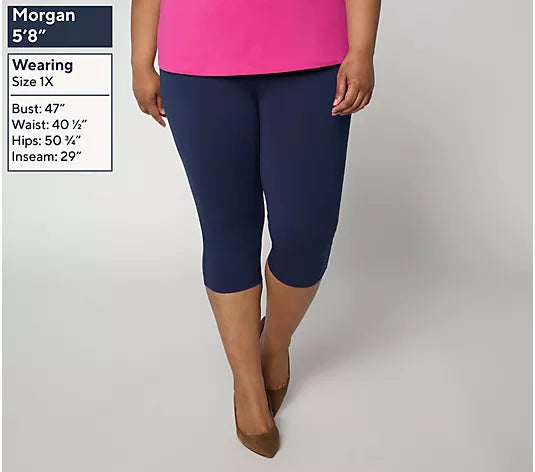 Women with Control Cotton Jersey Empower Pedal Pusher