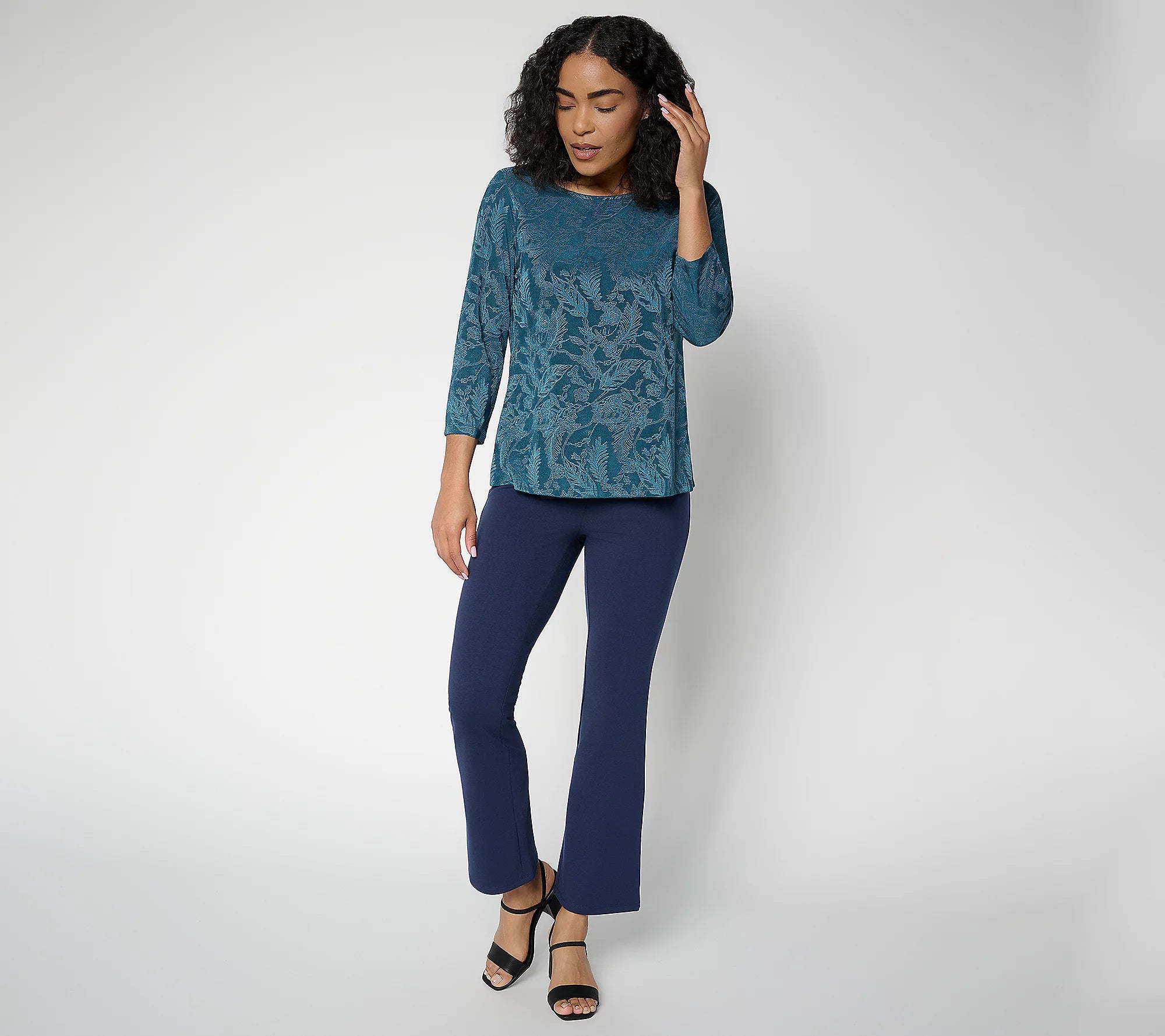 Wicked by Women With Control  La Petite Bell Crop Pants