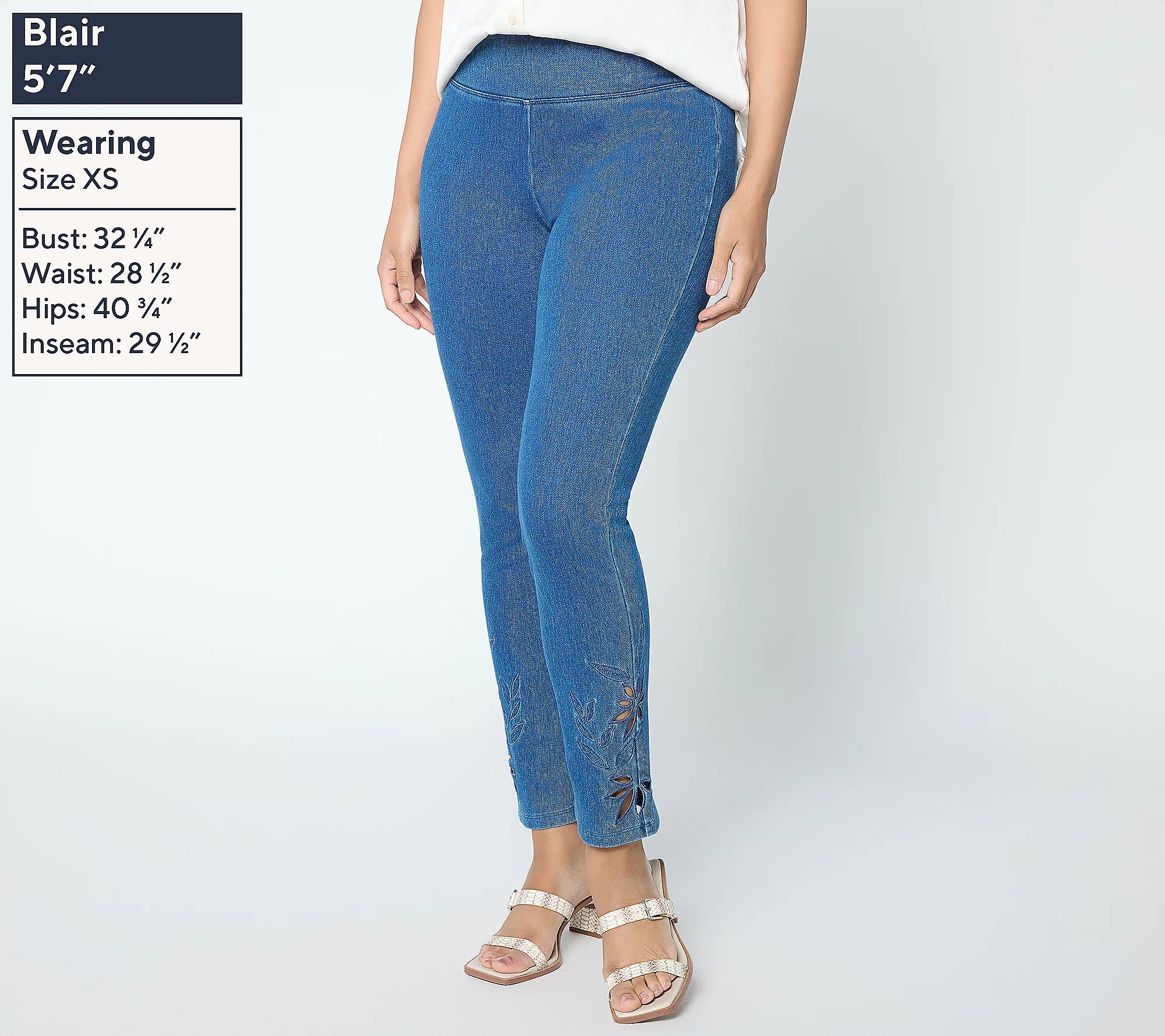 Women with Control Prime Stretch Denim Ankle Jeans